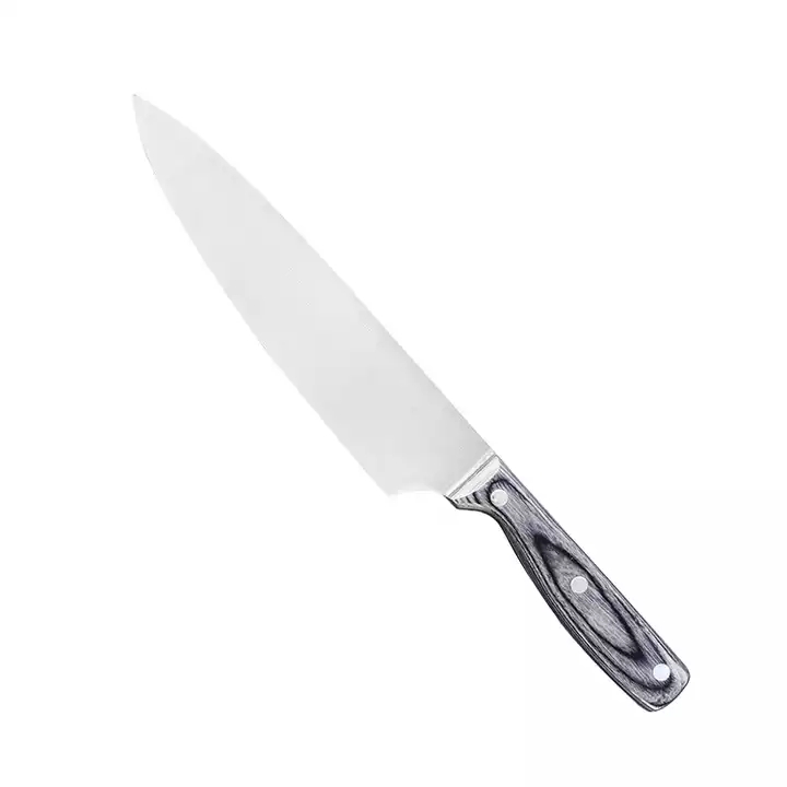 Wysoki standard zestaw noży ze stali nierdzewnej Chef Knife Utility Knife Set z uchwytem z drewna Pakka 