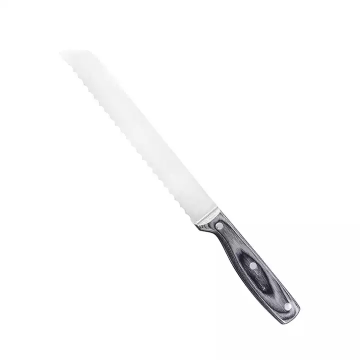 Wysoki standard zestaw noży ze stali nierdzewnej Chef Knife Utility Knife Set z uchwytem z drewna Pakka 