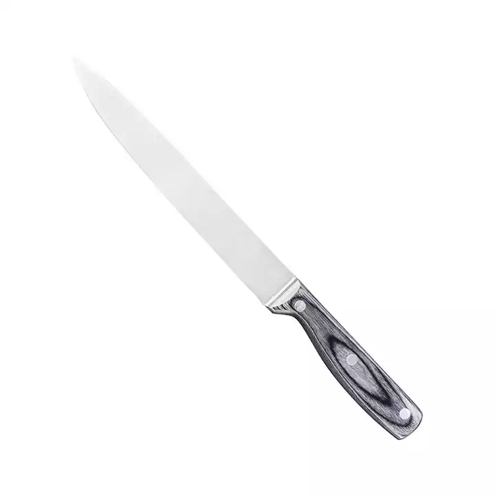 Wysoki standard zestaw noży ze stali nierdzewnej Chef Knife Utility Knife Set z uchwytem z drewna Pakka 